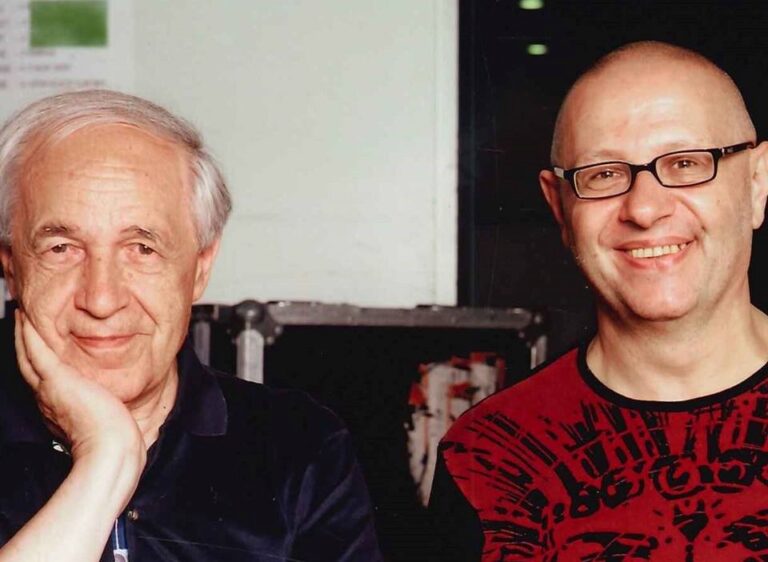 Pierre Boulez et Philippe Olivier Ircam